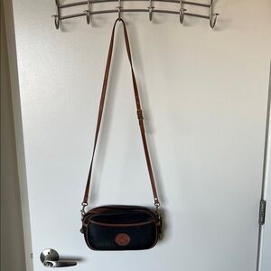 Dooney & Bourke Black and Brown Leather Bag